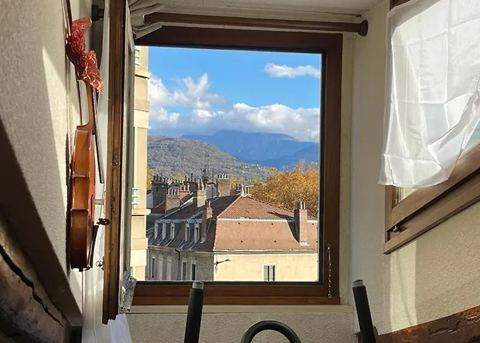 Cosy And Calm In Heart With Free And Large Parking Q-park Chavant Grenoble